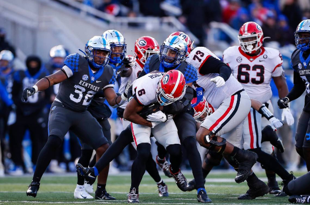 georgia bulldogs football vs kentucky wildcats football match player stats​